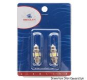  Ampoule LED fusée 44 mm 3000 K