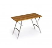 Table de cockpit pliante solide et stylée, Plateau teck