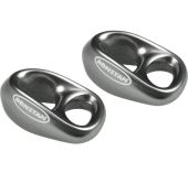 Shock Poulie à Faible Friction Pour Cordage de 5 mm Gris RF8080 la Paire