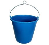 Seau plastique avec anse à oeil 10L Bleu