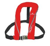 Plastimo Gilet gonflable Pilot 165 XXL avec harnais auto Rouge Réf 68786