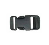 Boucle plastique à clips Fermeture rapide 40mm Noir