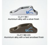 Clamcleat Coinceur aluminium anodisé noir 82mm - CL 211MK1ANR