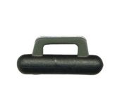 Coulisseau démontable rond inox et nylon 12mm