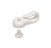 Stayput Clip Crochet Blanc à clipser sur une bâche (Peut Remplacer un oeillet)