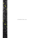 Marlow D2 Racing Drisse Ecoute Ame Dyneema SK78 Gaine Polyester Ø 12mm Noir/Gris