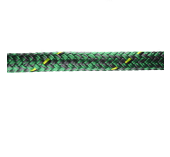 Marlow D2 Racing Drisse Ecoute Ame Dyneema SK78 Gaine Polyester Ø 12mm Vert/Gris