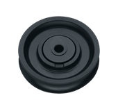 Harken Réa à Bille  57 mm Delrin® Sheave HARKEN - Φ 57mm Larg 22mm Φ Axe 6,27mm Réf 2760