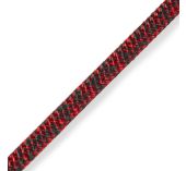 Marlow D2 Grand Prix Drisse Ecoute Ame Dyneema SK78 Gaine Technora Ø 8mm Noir/Rouge