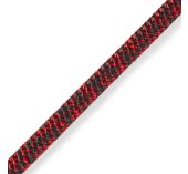 Marlow D2 Grand Prix Drisse Ecoute Ame Dyneema SK78 Gaine Technora Ø 10mm Noir/Rouge
