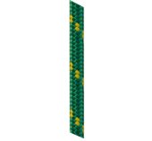 Double Tresse Tapered Dyneema - 7MM VERT- 14 ML Pour écoute LASER