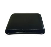 Embout de latte plate noir 15mm