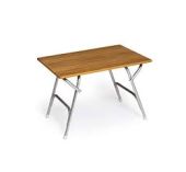 Table de cockpit pliante solide et stylée, équipée d'un revêtement mélamine et avec un décor rose des vents.