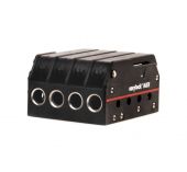 Bloqueur EasyLock Midi Quadruple Anodisé Gris/Noir