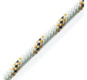 Marlowbraid Drisse Polyester 6mm Blanc Liseré Or
