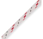 Marlow Doublebraid Ecoute Ø 12mm Blanc Liseré Rouge