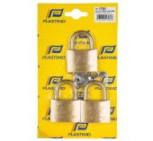 Ensemble de 3 cadenas s'ouvrant avec la même clé