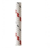 Marlow DoubleBraid Ecoute Ø 8mm Blanc Liseré Rouge
