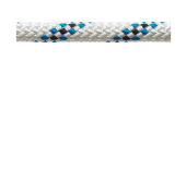 Cézembre Cordage Polyester Polyvalent 14 Blanc/Bleu 