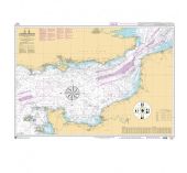 Nappe enduite carte Shom Manche   