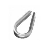 Cosse en Acier Galvanisé Ø 10mm 