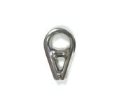 Cosse Coeur Inox Renforcé pour Cable Anti Torsion Ø12mm Max