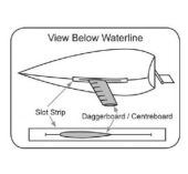 Lèvre de dérive Mylar Toilé Hawk