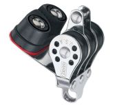 Harken Micro Block 22 mm Poulie Triple avec Taquet et Ringot Réf 231