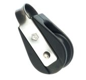 Wichard Poulie sans billes simple - Réa inox 12 - Anneau Réf 60600