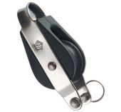 Wichard Poulie sans billes simple - Réa inox 12 - Anneau Réf 60600