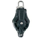 Wichard Poulie sans billes réa 45 Simple émerillon manille Ringot 63106