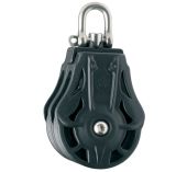 Wichard Poulie sans billes réa 45 Double émerillon manille 63205