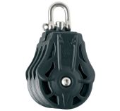 Wichard Poulie sans billes réa 45 Double émerillon manille 63205