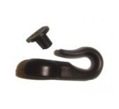 Stayput Clip Crochet Noir à clipser sur une bâche (Peut Remplacer un oeillet)