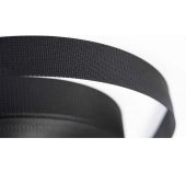 Sangle polyester forte Noire largeur 40 mm