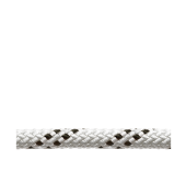 Cézembre Cordage Polyester Polyvalent Ø 12 mm Blanc Liseré Noir