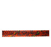 Marlow D2 Racing Drisse Ecoute Ame Dyneema SK78 Gaine Polyester Ø 12mm Orange/Gris