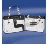 Sea wave sac shopping en toile à voile avec poignées en cordage 42x17x33 cm (20 litres)