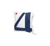 Coussin Voile N° Bleu Royal déhoussable 40 x 40 cm Par 2