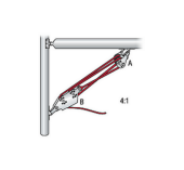 Harken - Marlow Palan hale bas 4 brins 22mm Micro Réf 226 /245