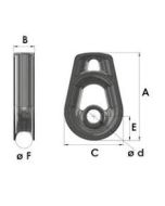 Cosse inox Nex1.5V2 pour cordage anti torsion 10mm